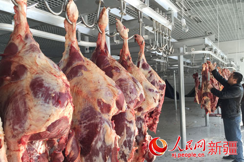 乌鲁木齐唯一一家牛羊肉一级批发市场正式搬迁