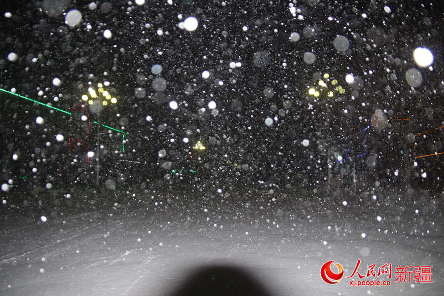 新疆兵团一八六团遭遇大雪降温天气侵袭(图)