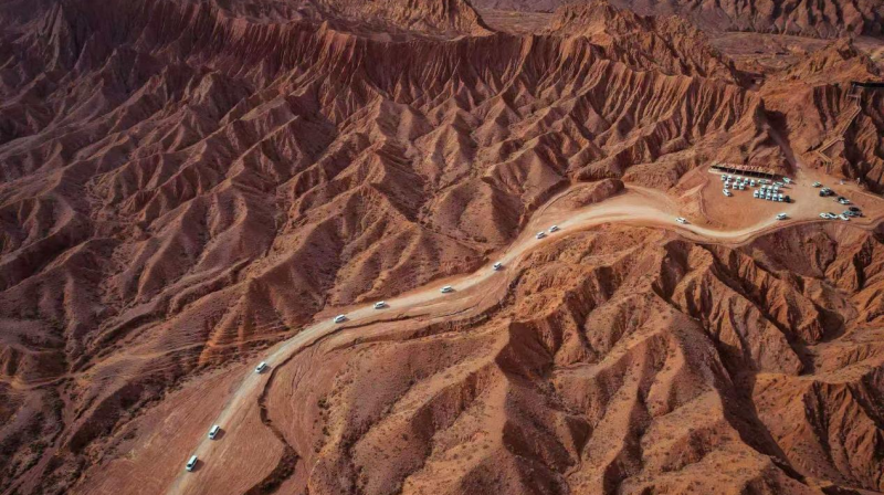 獨庫公路打卡點——天山克孜利亞大峽谷（資料圖）。徐葉亮攝
