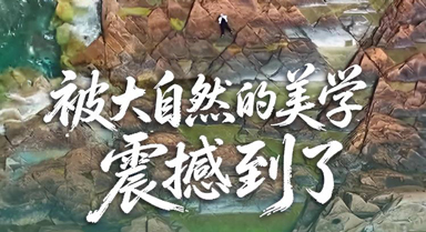 被大自然的美學震撼到了