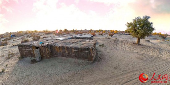 达里雅布依居民旧址。人民网 李欣洋 达里雅布依居民旧址。人民网 李欣洋